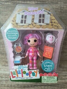 MGA Entertainment Mini Lalaloopsy Doll Pillow Featherbed Series 1 New Box Damage